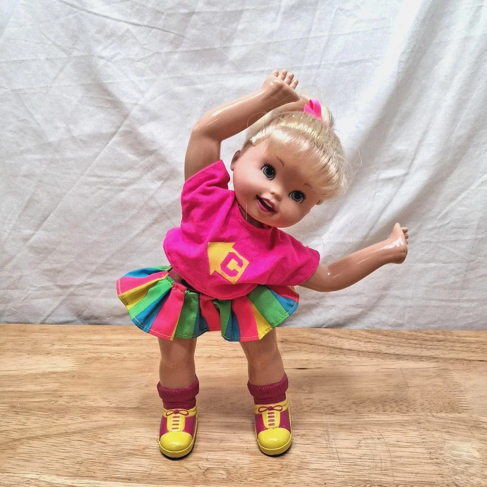 Toy Biz Vintage 1997 Casey Cartwheel Cheerleader Retro Doll 90s Replacement
